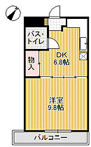 駅前ハイツ 3-3 ｜ 富山県砺波市表町（賃貸マンション1DK・3階・34.16㎡） その2