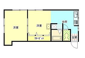 広島県安芸郡府中町鶴江1丁目（賃貸アパート1LDK・2階・29.00㎡） その2