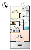 ウェンブリー  ｜ 京都府福知山市字観音寺（賃貸アパート1LDK・1階・38.25㎡） その2