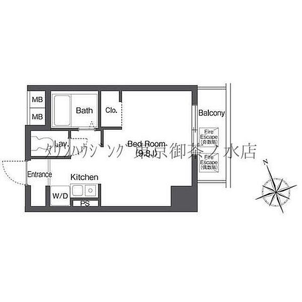 エスモア銀座イースト 6階 | 東京都中央区新富 賃貸マンション 間取