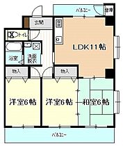 広島県広島市安佐南区相田２丁目（賃貸マンション3LDK・2階・66.00㎡） その2