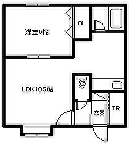 ジュリＢ 103｜北海道旭川市東光十六条4丁目(賃貸アパート1LDK・1階・31.59㎡)の写真 その2