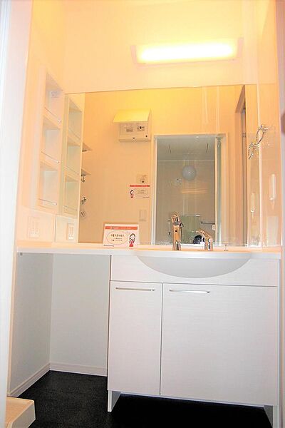 画像26:Dルームならではの大きな洗髪洗面化粧台です。