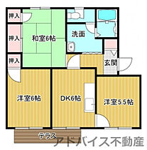 ベルヴェデーレ・ハイツ C202 ｜ 福岡県筑後市大字長浜2322（賃貸アパート3DK・2階・51.85㎡） その2