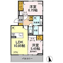 D-roomちはら台E  ｜ 千葉県市原市ちはら台東５丁目（賃貸アパート2LDK・1階・53.79㎡） その2