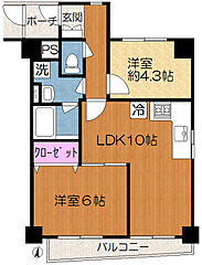 物件の間取り