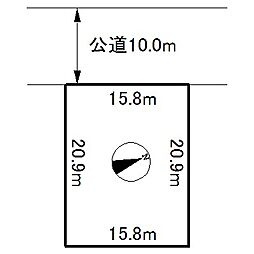 滝川市幸町1丁目23番　土地