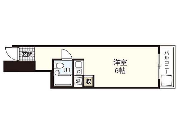 チュリス新八丁堀 ｜広島県広島市中区八丁堀(賃貸マンション1R・5階・19.20㎡)の写真 その2