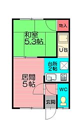 間取図画像 1DK