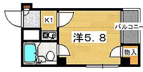 有馬パレス牧野  ｜ 大阪府枚方市牧野本町１丁目1-104（賃貸マンション1K・2階・15.00㎡） その2