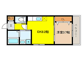 兵庫県神戸市東灘区青木５丁目（賃貸アパート1DK・2階・30.64㎡） その2