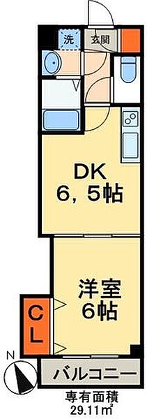 Ｃｒａｔｉｆｓ（クレアティフ） 2階 | 千葉県千葉市美浜区高洲 賃貸マンション 間取