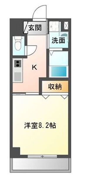 広島県福山市南手城町４丁目(賃貸マンション1K・1階・29.16㎡)の写真 その3