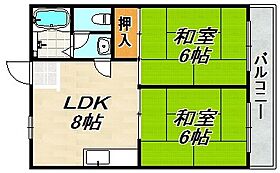 寿ハイツ  ｜ 兵庫県神戸市長田区西山町３丁目（賃貸マンション2LDK・3階・35.00㎡） その2