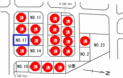 第8期タウン蓬莱町分譲 Ｎｏ.17