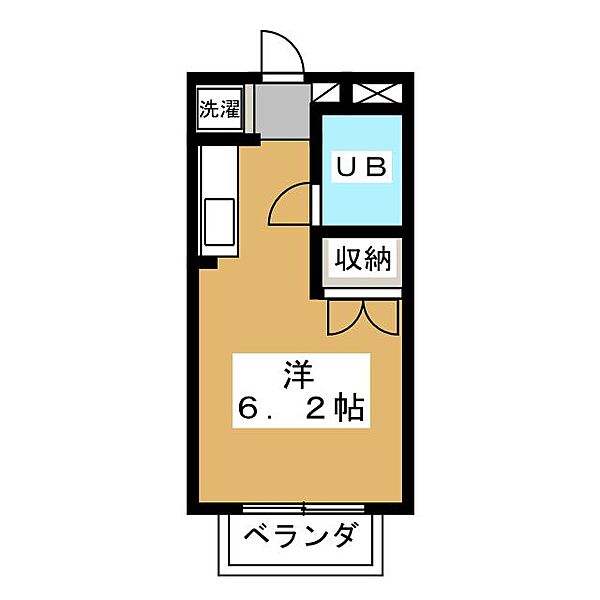 グロウス国立III 2階 | 東京都国立市谷保 賃貸マンション 間取