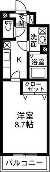 パールヒルズ南前橋 302｜群馬県前橋市六供町(賃貸マンション1K・3階・28.35㎡)の写真 その2