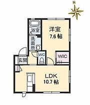 メゾンカリン 101 ｜ 山口県宇部市居能町２丁目1-1（賃貸アパート1LDK・1階・42.72㎡） その2