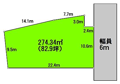 区画図：地型図