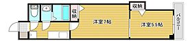 デザイナーズプリンセス33  ｜ 福岡県北九州市小倉北区東篠崎１丁目4-5（賃貸マンション2K・3階・33.00㎡） その2