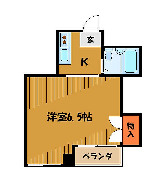 東京都国分寺市南町３丁目(賃貸マンション1K・4階・17.00㎡)の写真 その2