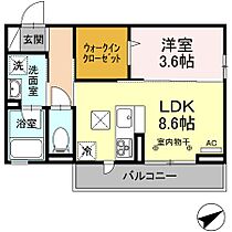 ディーアリビラ 202 ｜ 栃木県栃木市大平町下皆川（賃貸アパート1LDK・2階・33.52㎡） その2