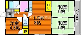 シティハイツ清水  ｜ 岡山県岡山市中区清水1丁目（賃貸マンション3LDK・4階・60.50㎡） その2