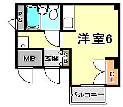 兵庫県神戸市兵庫区中道通６丁目（賃貸マンション1R・3階・18.00㎡） その2