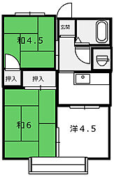 メゾン成和 3Kの間取図画像