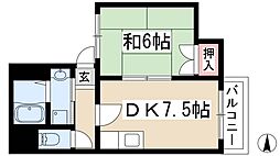間取図画像 1DK