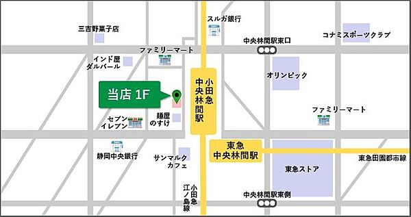 神奈川県座間市相模が丘 賃貸マンション 2階 地図