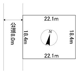 西三輪5丁目17番　土地