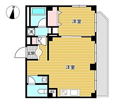 坂口小岩ビル 202 ｜ 東京都江戸川区西小岩１丁目（賃貸マンション1LDK・2階・38.52㎡） その2