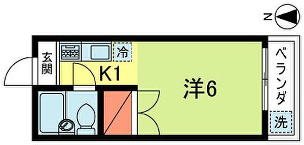 メイプルハイツ 205｜東京都杉並区上荻４丁目(賃貸アパート1K・2階・15.50㎡)の写真 その2