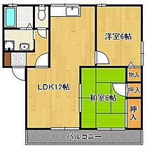 サンハイムＫ　Ａ  ｜ 福岡県北九州市若松区高須東3丁目（賃貸アパート2LDK・1階・54.65㎡） その2