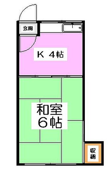 東京都中野区新井２丁目(賃貸アパート1K・2階・17.82㎡)の写真 その1