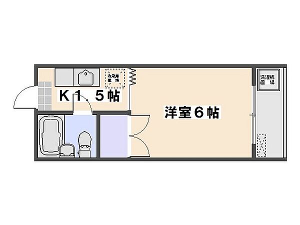 サンライズ千同Ａ ｜広島県広島市佐伯区坪井1丁目(賃貸マンション1K・3階・16.20㎡)の写真 その2