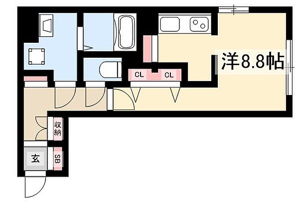 WELL COURT KANDA ｜愛知県名古屋市千種区神田町(賃貸マンション1R・4階・27.74㎡)の写真 その2