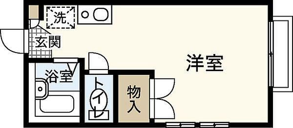 広島県広島市安佐南区安東1丁目(賃貸アパート1R・2階・19.96㎡)の写真 その2