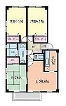 広島県福山市春日町５丁目（賃貸アパート3LDK・2階・67.08㎡） その2