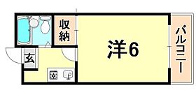 兵庫県神戸市兵庫区湊川町６丁目（賃貸マンション1K・2階・19.36㎡） その2