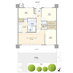 間取図画像 3LDK