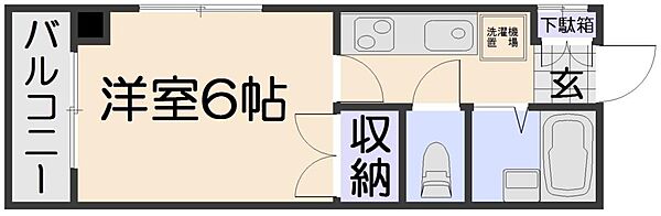 ベルリオ ｜広島県広島市安佐南区西原２丁目(賃貸マンション1K・2階・19.12㎡)の写真 その2