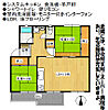 香里ケ丘住宅3号棟3階4.6万円