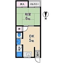 山根ハイツ  ｜ 大阪府寝屋川市河北中町20-5（賃貸アパート1DK・1階・25.00㎡） その2