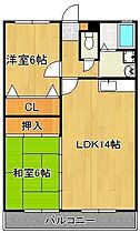 エルスール小原川II番館  ｜ 福岡県北九州市小倉南区湯川4丁目（賃貸マンション2LDK・1階・58.59㎡） その2