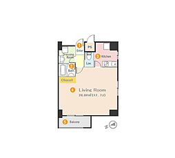 プロミエ秋葉原の間取図画像