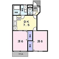 山口県宇部市大字船木3760-2（賃貸アパート2DK・1階・46.06㎡） その2