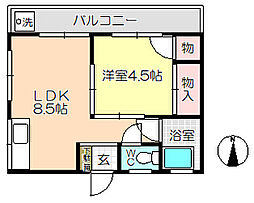 間取図画像 1LDK