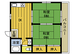 🉐敷金礼金0円！🉐第二サンハウス明和